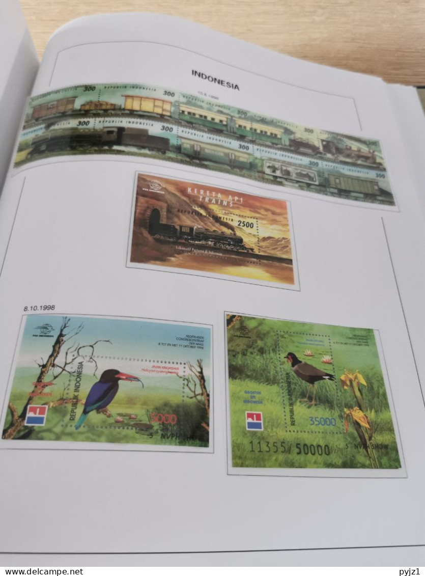 Indonesia MNH 1985-1999 in DAVO luxe album with slipcase