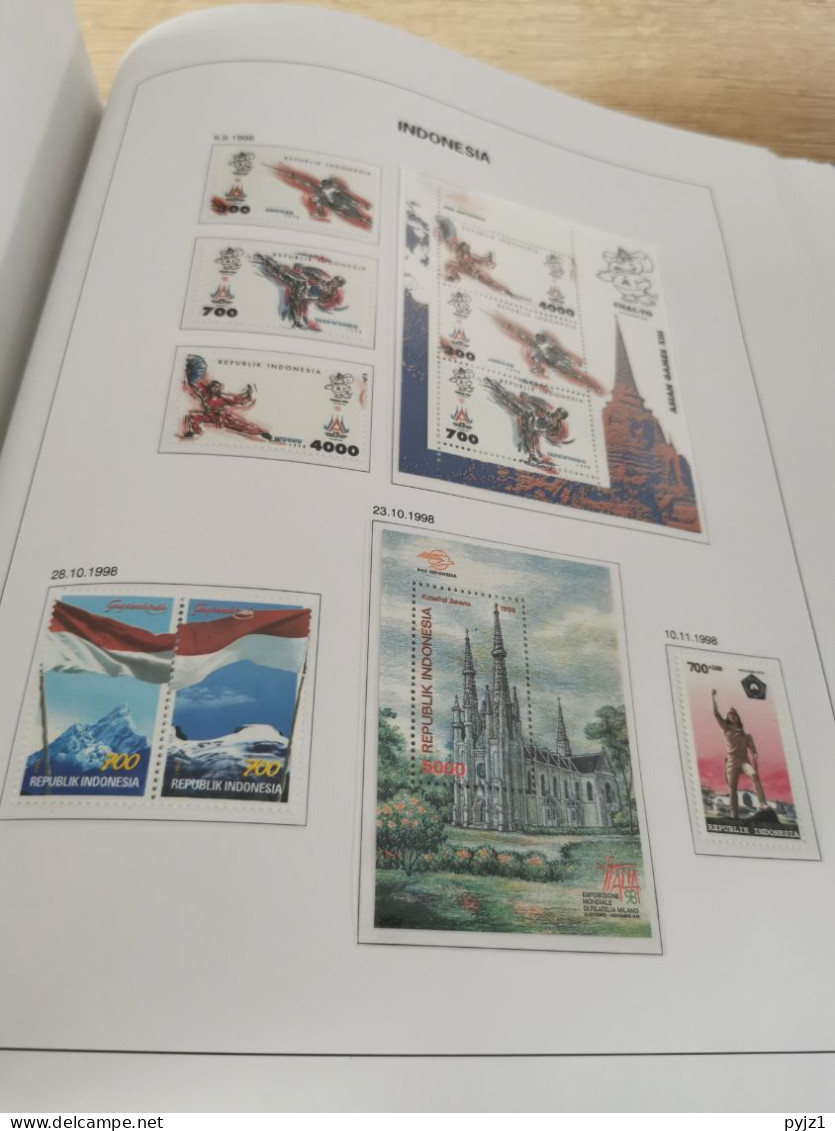 Indonesia MNH 1985-1999 in DAVO luxe album with slipcase