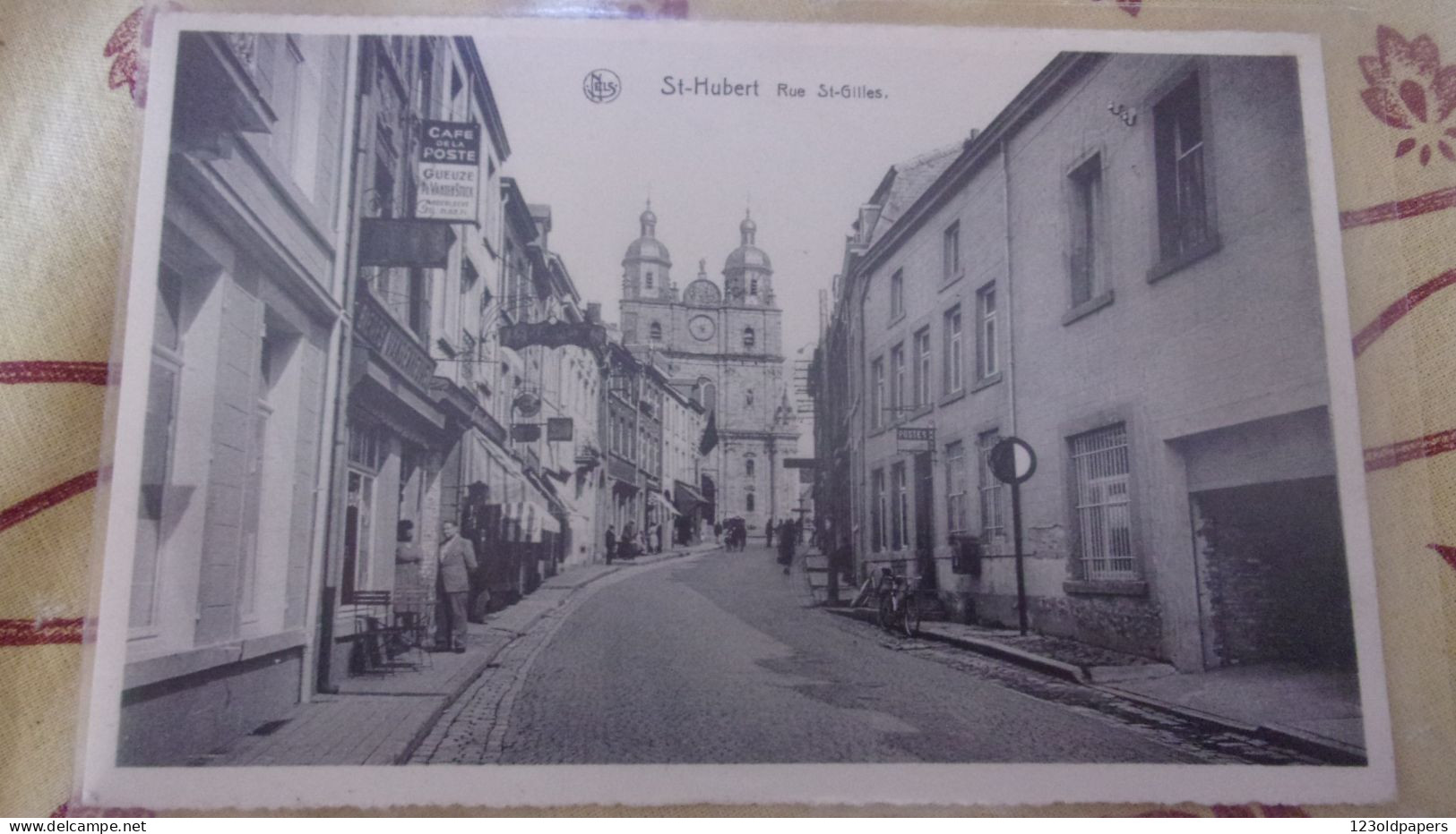 BELGIQUE SAINT HUBERT Saint-Hubert - Rue Saint Gilles CAFE DE LA POSTE - Saint-Hubert