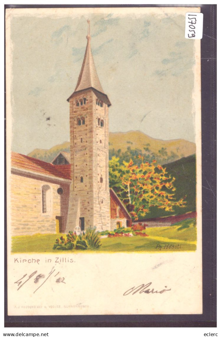 ZILLIS - KIRCHE - TB - Zillis-Reischen