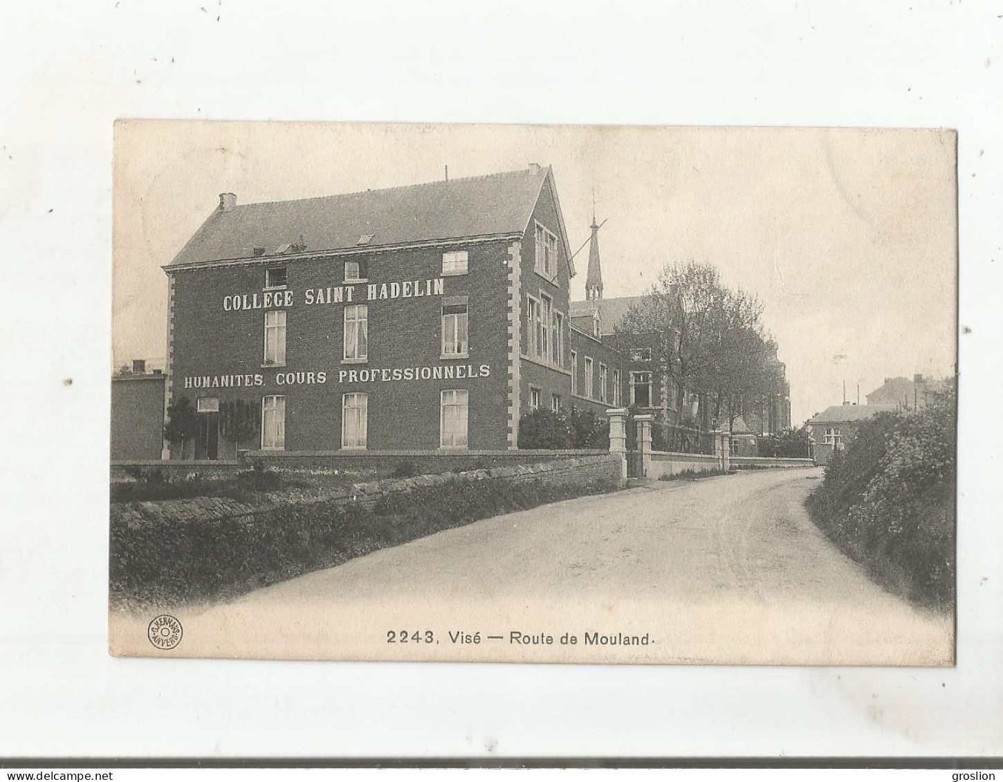 VISE 2243 ROUTE DE MOULAND (COLLEGE SAINT HADELIN)  1912 - Wezet