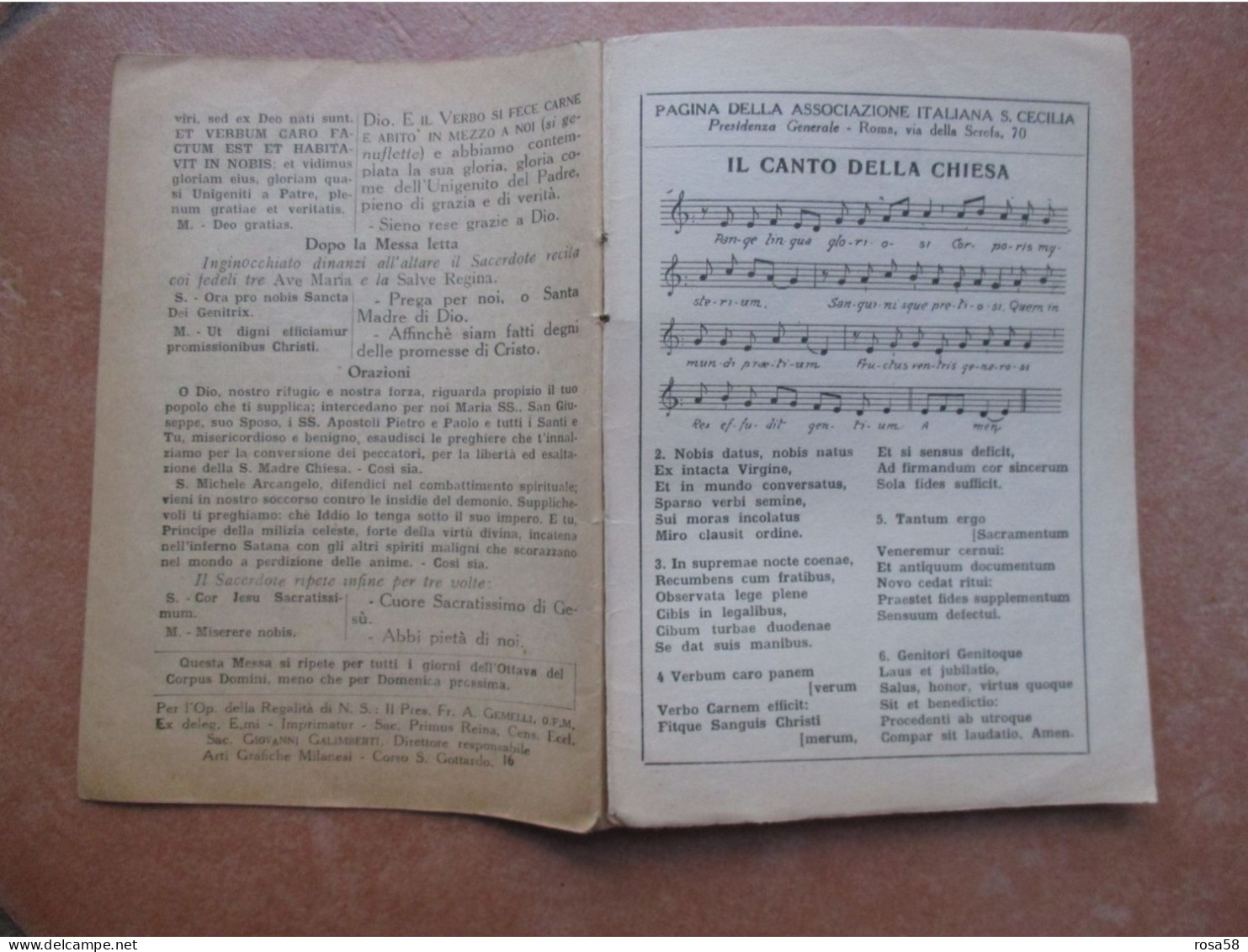 RELIGIONE 15 Giugno 1933 La Santa Messa Per Popolo Italiano Pubblicaz.settimanale Festa CORPUS DOMINI - Religione