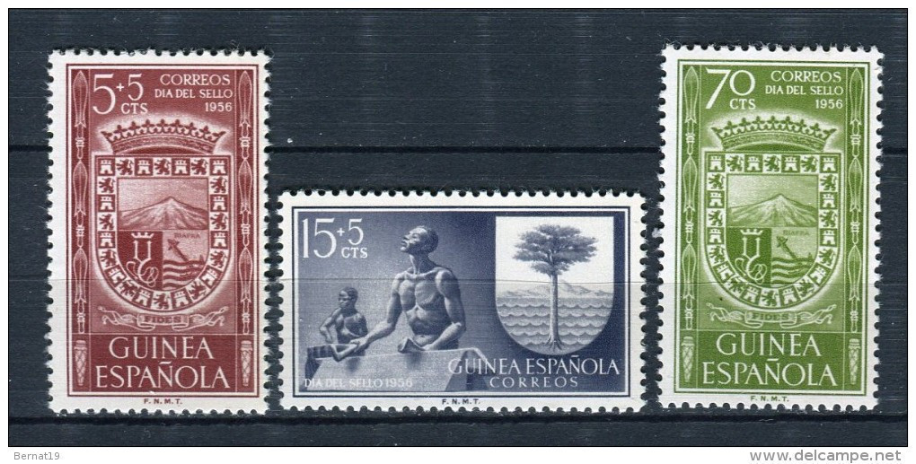 Guinea Española 1956. Edifil 362-64 ** MNH. - Guinea Española