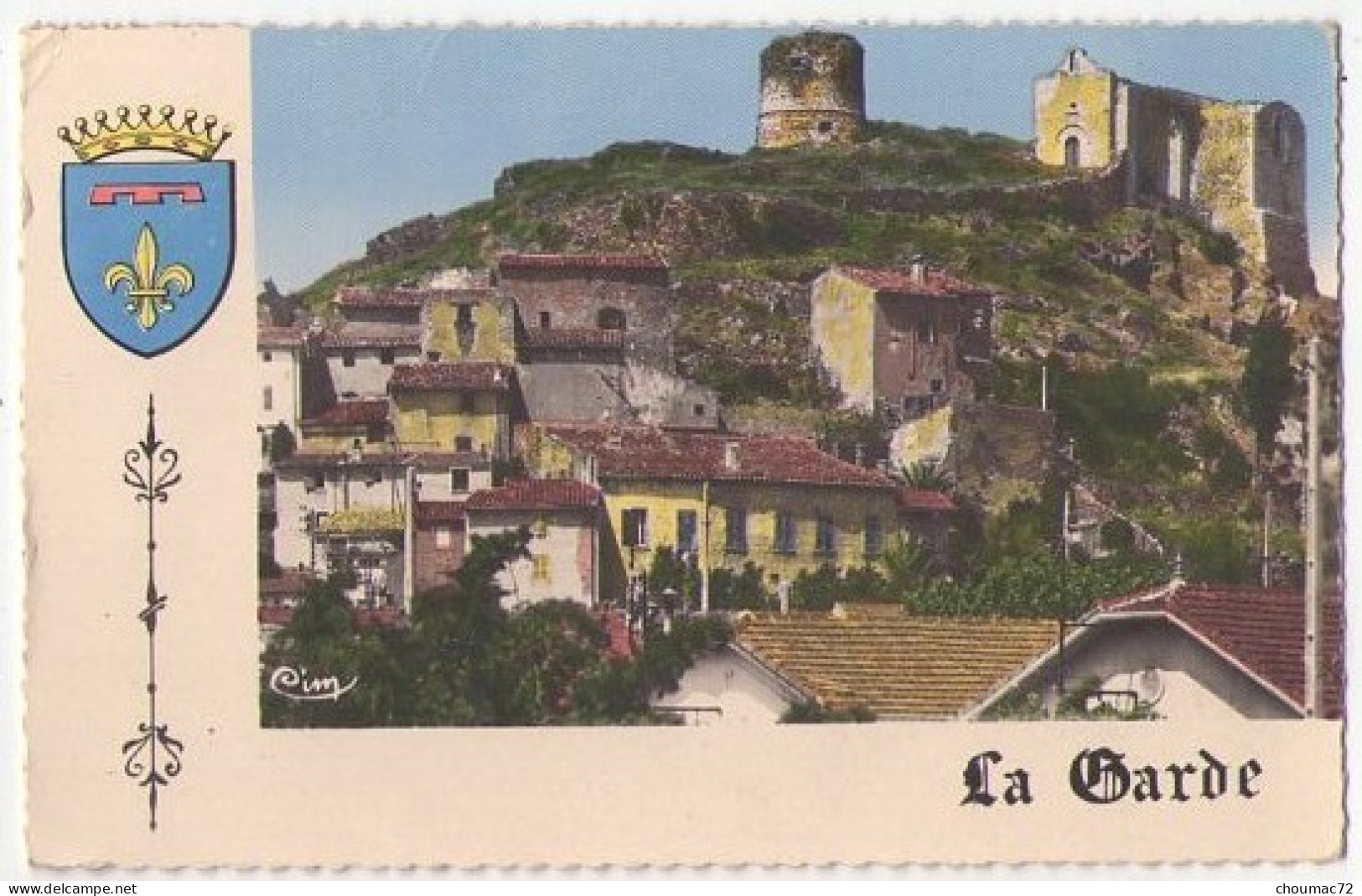 (83) 013, La Garde, Combier 8, Le Château Et La Vieille Chapelle - La Garde