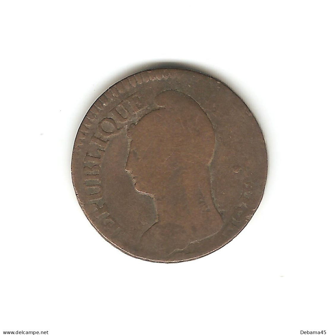 297/ France : 5 Centimes DUPRE : An ? : Atelier ? - 1792-1804 First French Republic