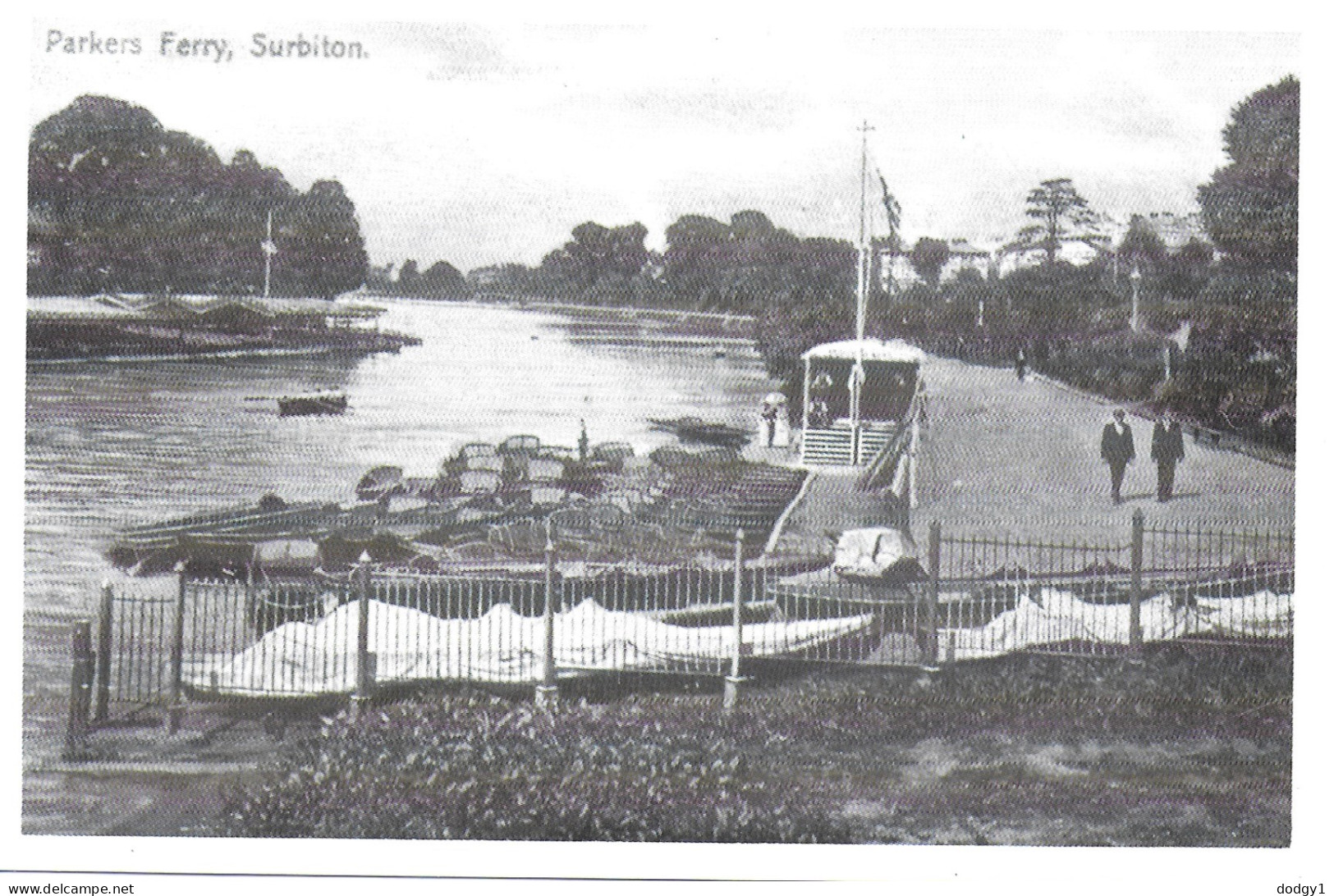 REPRODUCTION CARD. PARKERS FERRY, SURBITON, SURREY, ENGLAND. UNUSED POSTCARD   R3 - Surrey