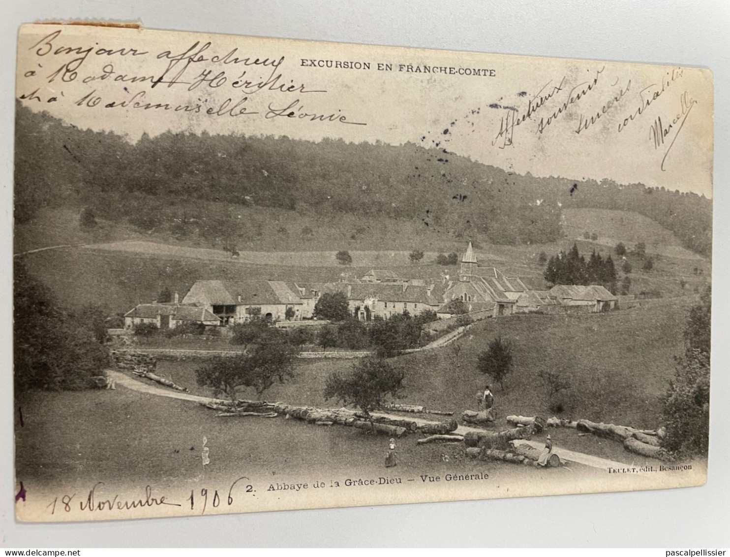 CPSM - 39 - Vue Générale - Abbaye De La Grâce Dieu - Franche-Comté