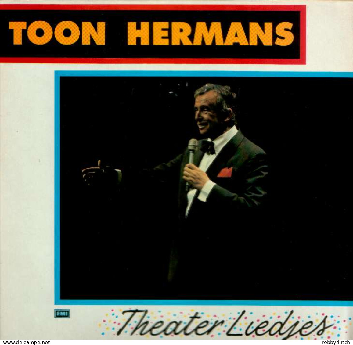 * LP *  TOON HERMANS - THEATERLIEDJES (Holland 1987 EX) - Humour, Cabaret