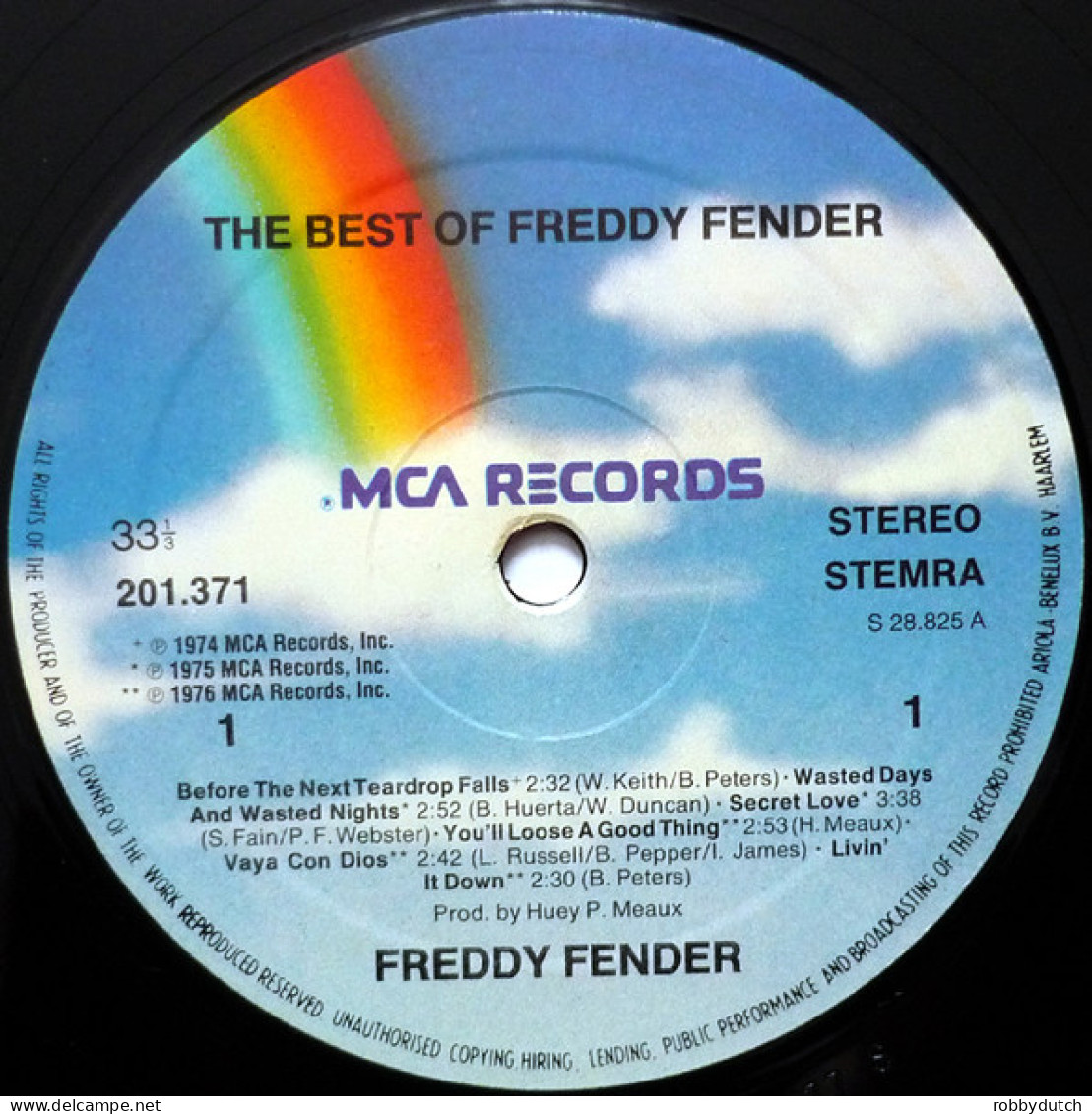 * LP *  THE BEST OF FREDDY FENDER (Holland 1977) - Country Et Folk