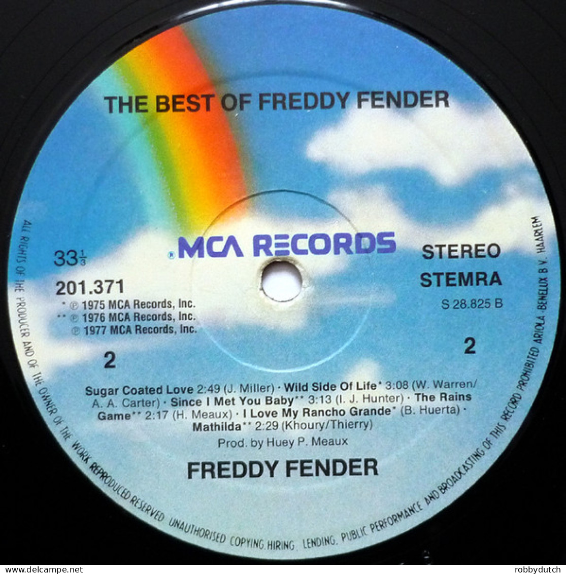 * LP *  THE BEST OF FREDDY FENDER (Holland 1977) - Country Et Folk