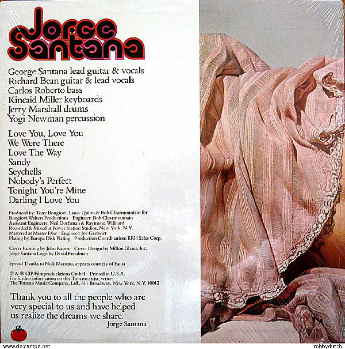 * LP *  JORGE SANTANA - SAME (USA 1978) - Soul - R&B