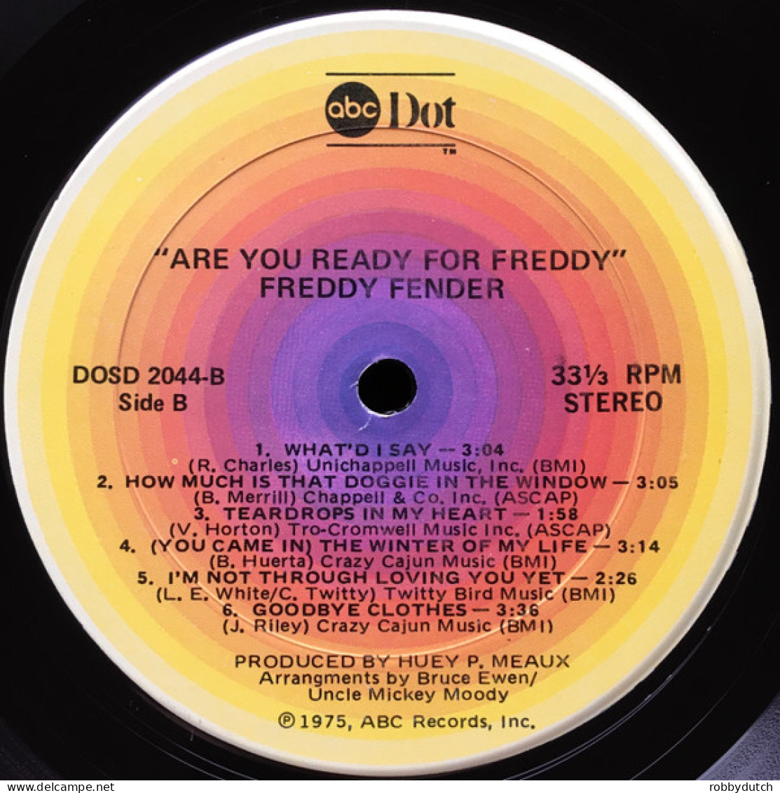 * LP *  FREDDY FENDER - ARE YOU READY FOR FREDDY (USA  1975) - Country En Folk
