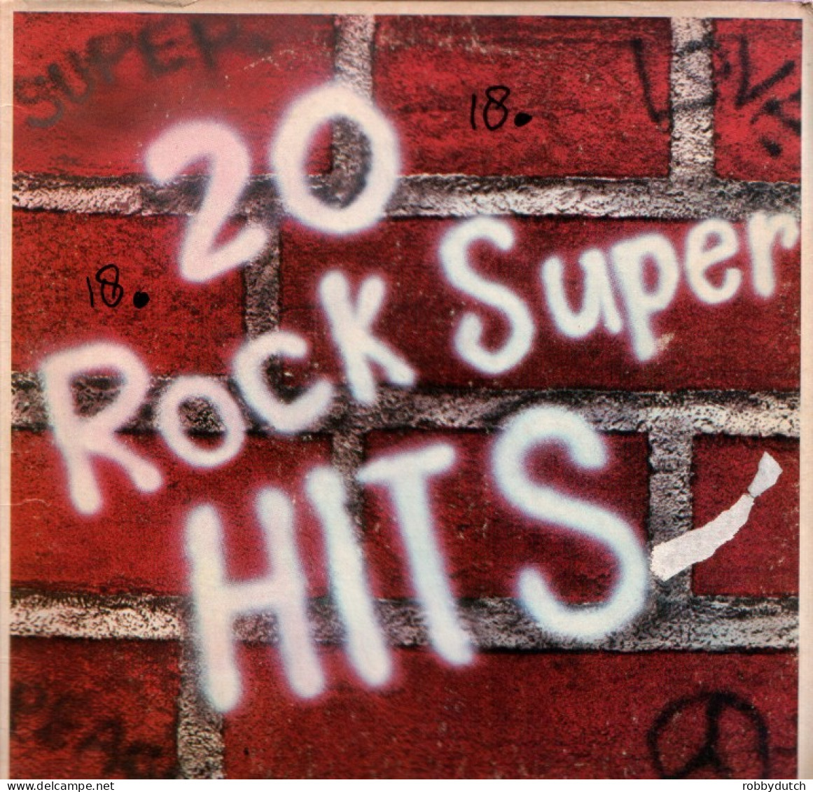 * LP *  20 ROCK SUPER HITS - SANTANA / DONOVAN / REDBONE / JANIS JOPLIN / JOHNNY CASH A.o. - Compilaciones