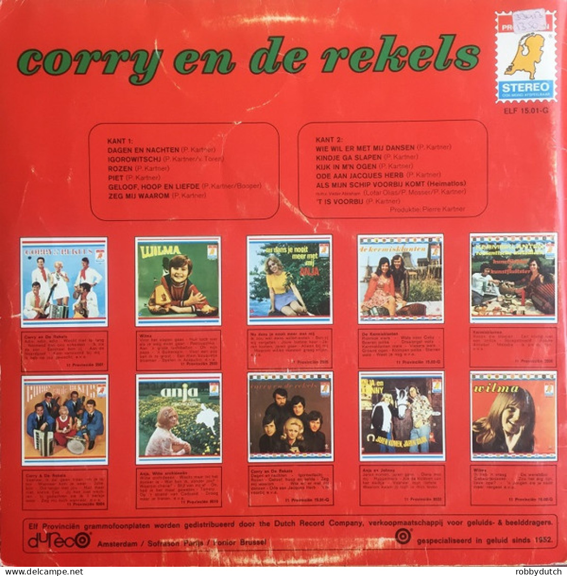 * LP *  CORRY EN DE REKELS 3 (België 1971 EX-) - Sonstige - Niederländische Musik