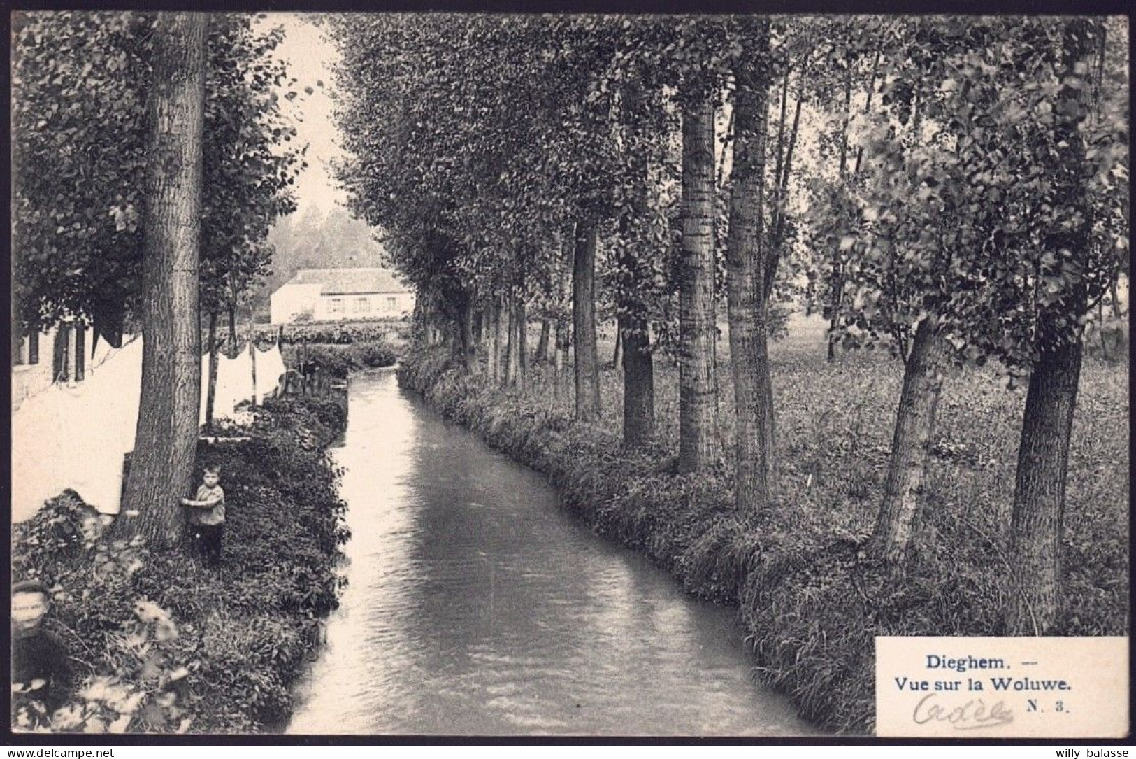 +++ CPA - DIEGHEM - DIEGEM - Vue Sur La Woluwe   // - Machelen