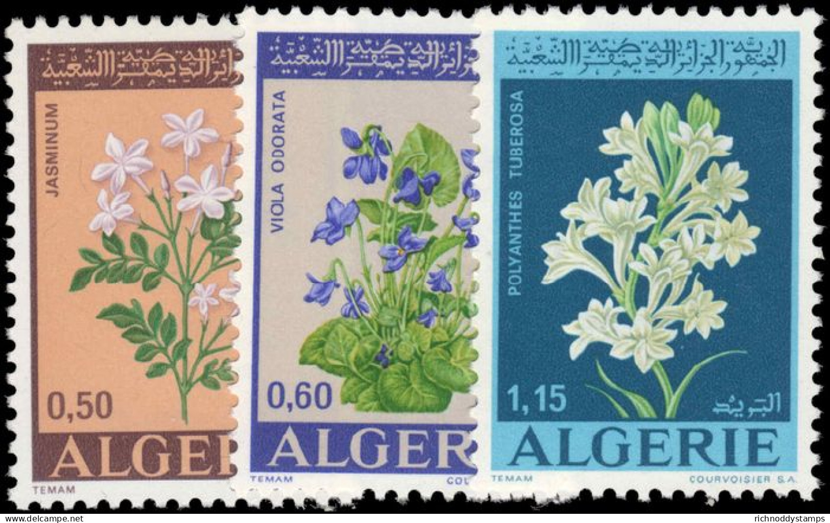 Algeria 1972 Flowers Unmounted Mint. - Algérie (1962-...)