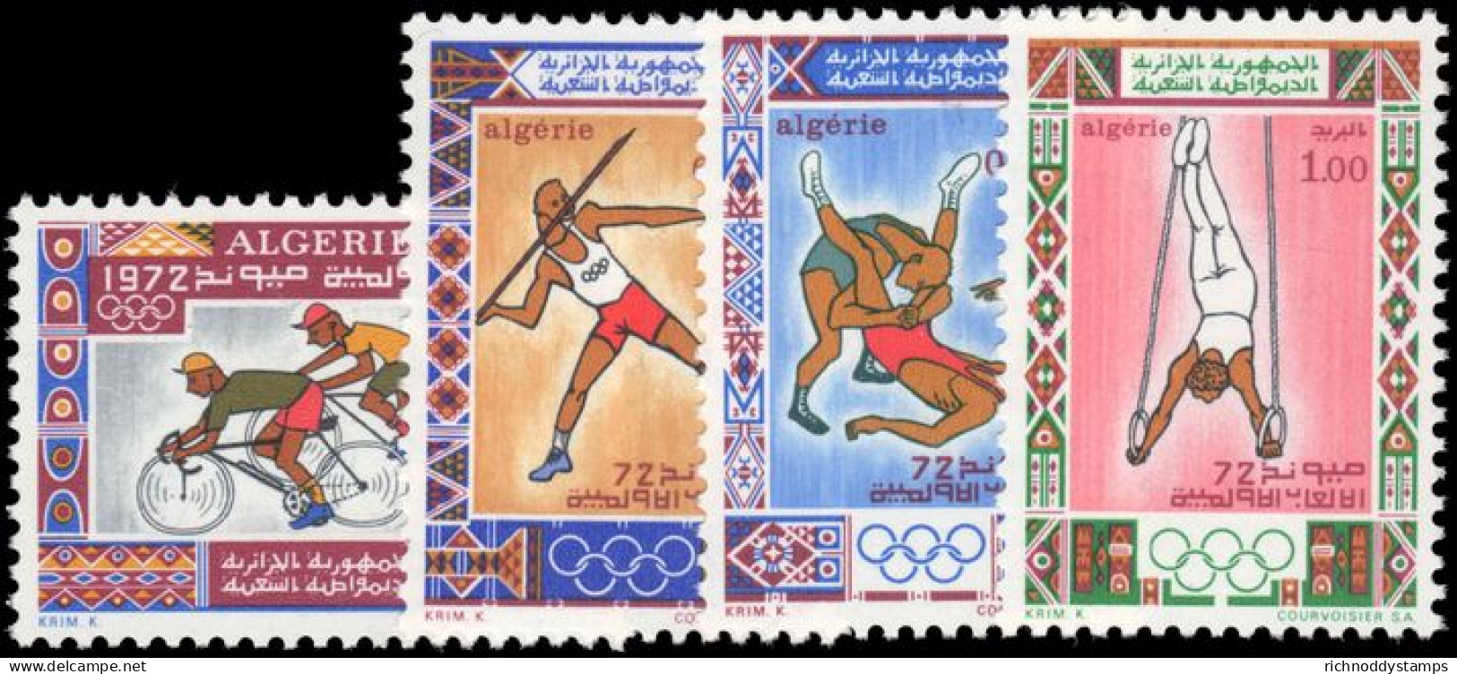 Algeria 1972 Olympics Unmounted Mint. - Algérie (1962-...)
