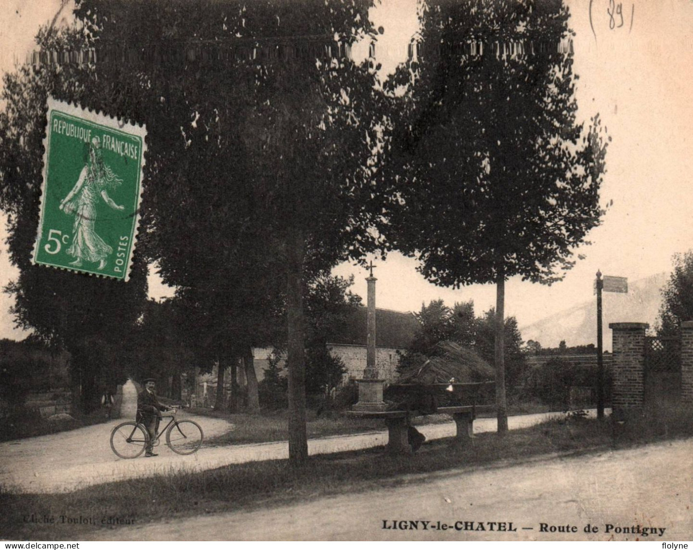 Ligny Le Châtel - Route De Pontigny - Ligny Le Chatel