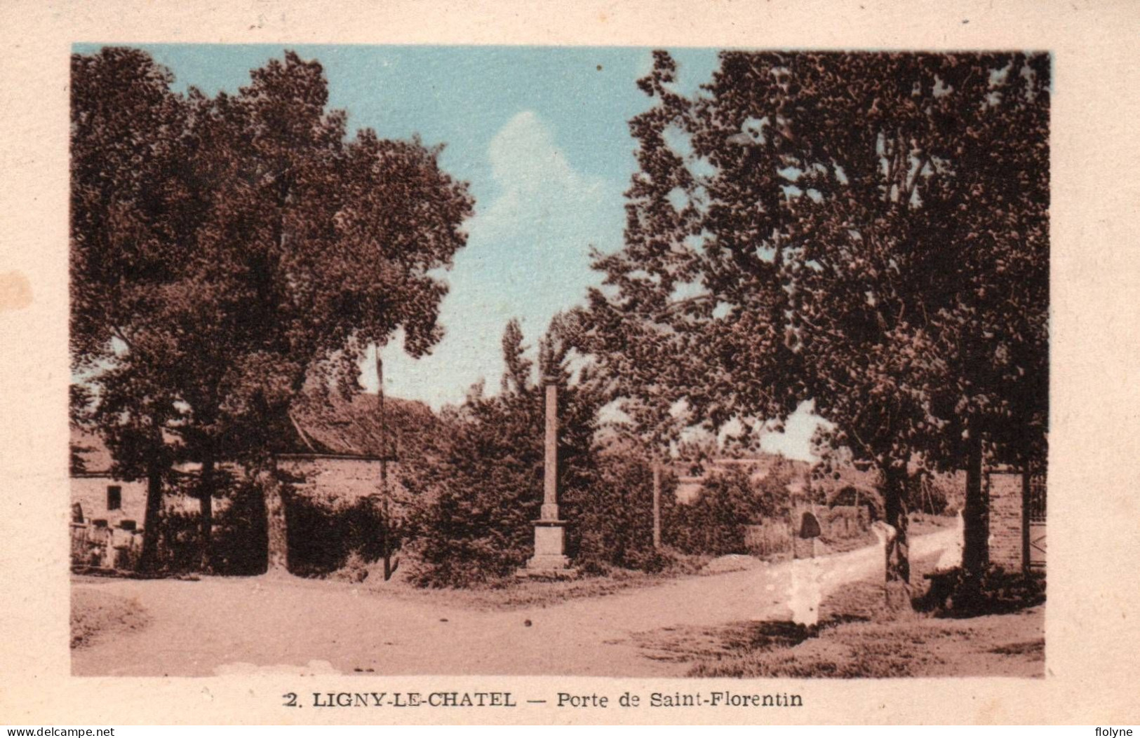 Ligny Le Châtel - Route , Porte De Saint Florentin - Ligny Le Chatel