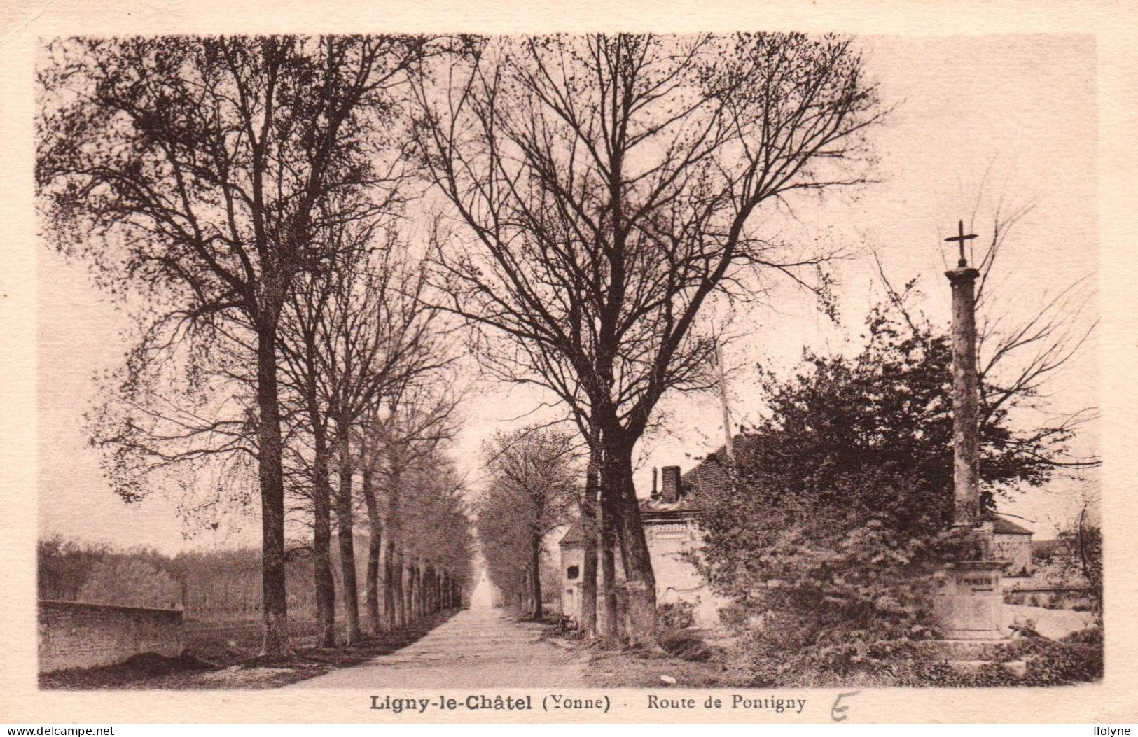 Ligny Le Châtel - Route De Pontigny - Ligny Le Chatel