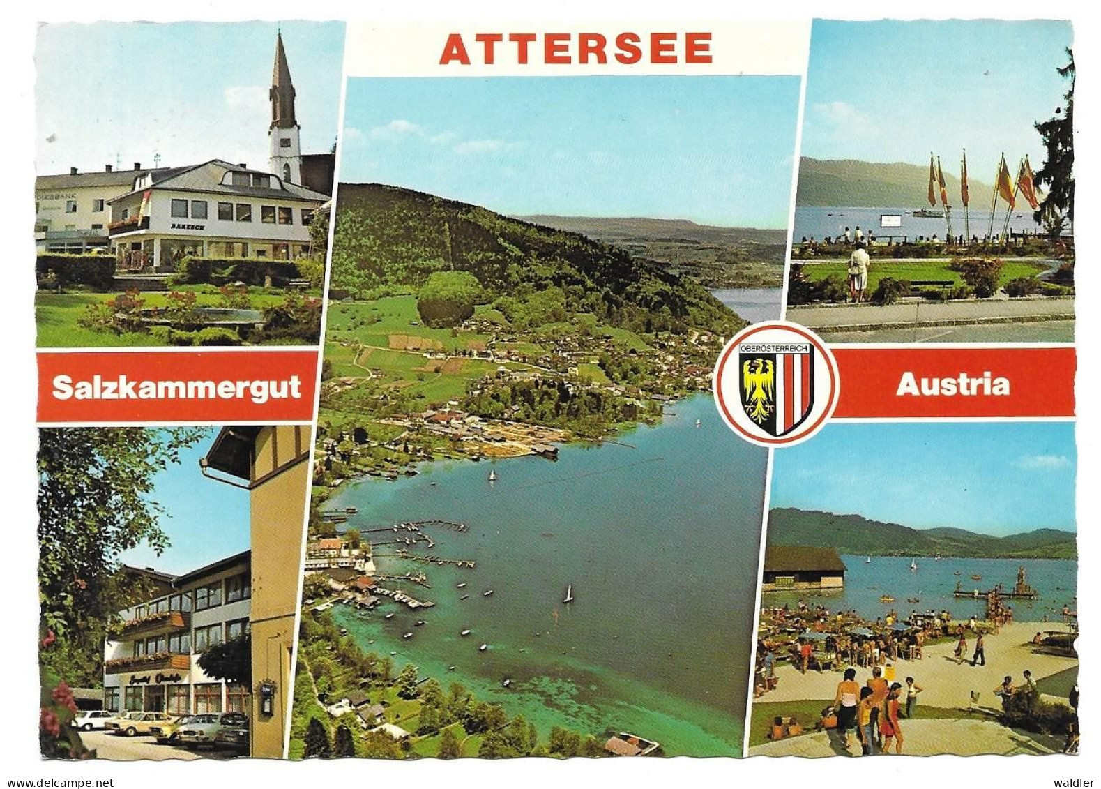 4864  ATTERSEE / SALZKAMMERGUT --  MEHRBILD - Attersee-Orte