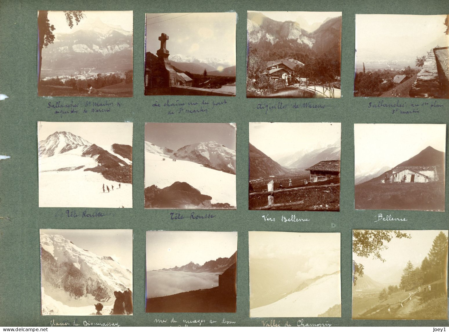 1 Planche Album Photos Alpes - Lugares