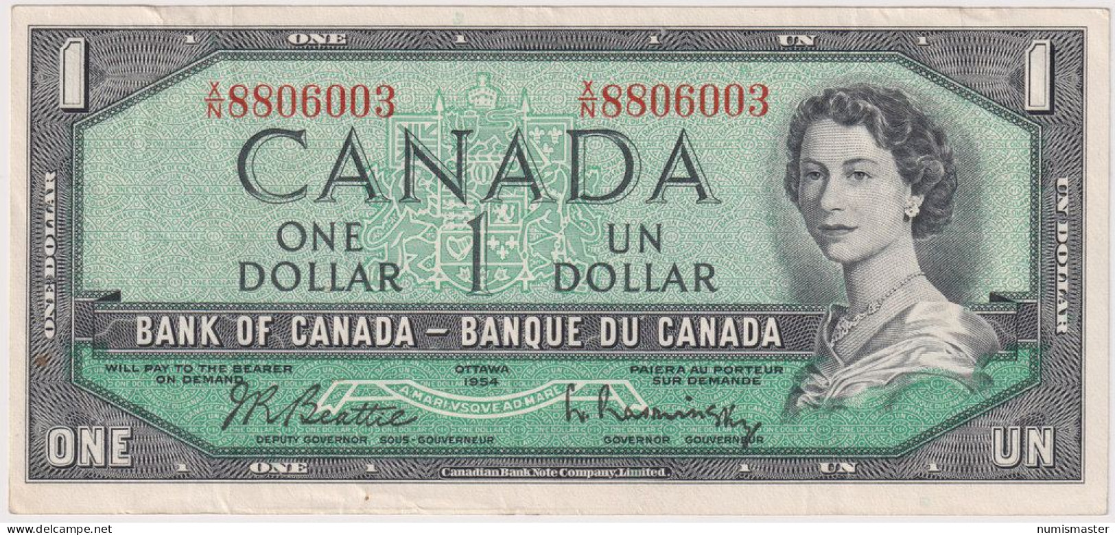 CANADA 1 DOLLAR 1954 - Canada