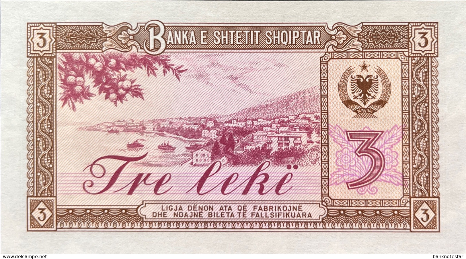 Albania 3 Leke, P-34 (1964) - UNC - Albania