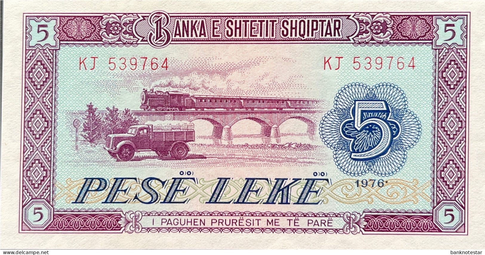 Albania 5 Leke, P-35 (1964) - UNC - Albanie
