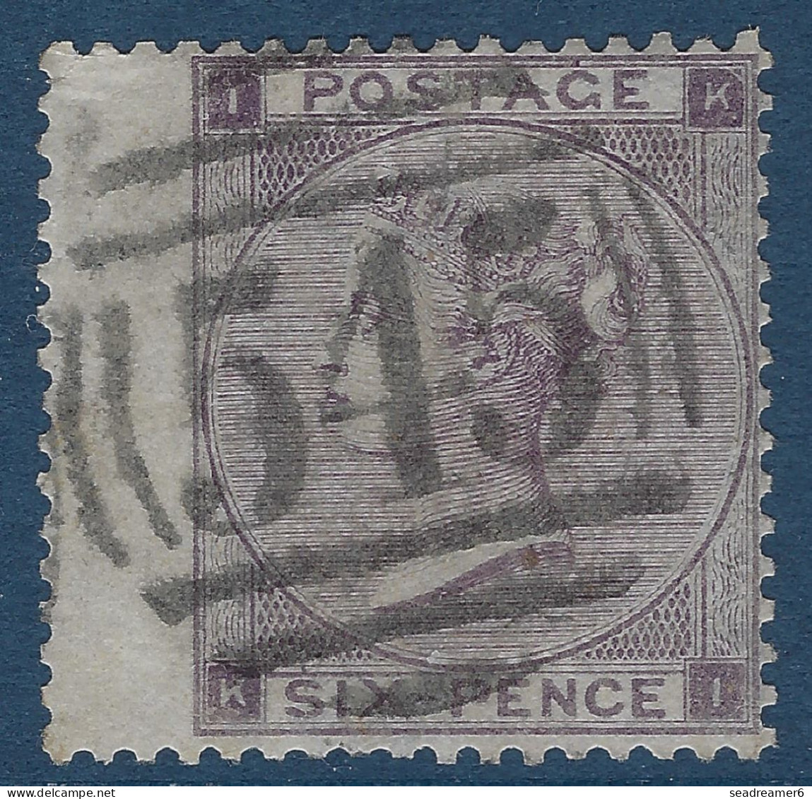 Grande Bretagne N°22 6 Pence Violet Oblitéré GC 545 De QUAYSIDE / NEWCASTLE-ON-TYNE SUPERBE - Oblitérés