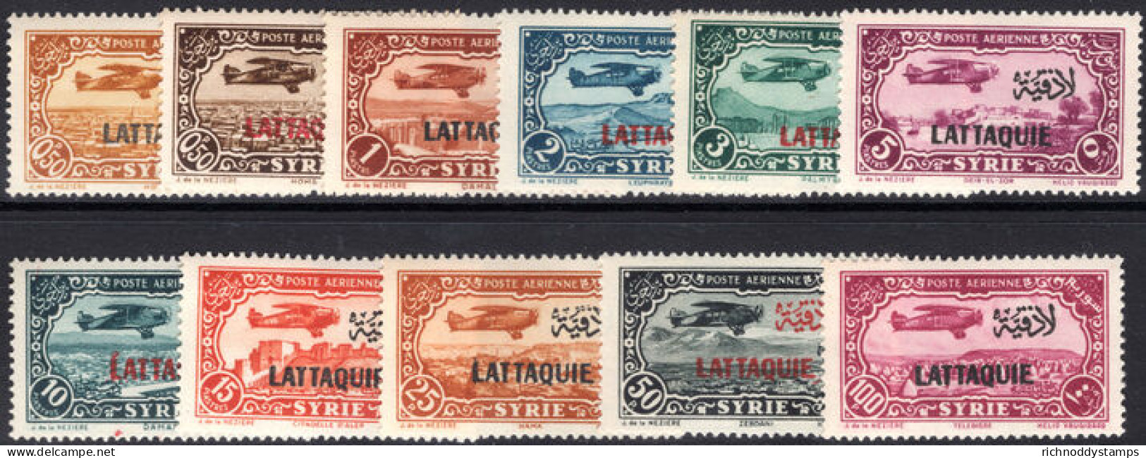 Latakia 1931-33 Air Set Lightly Mounted Mint. - Neufs