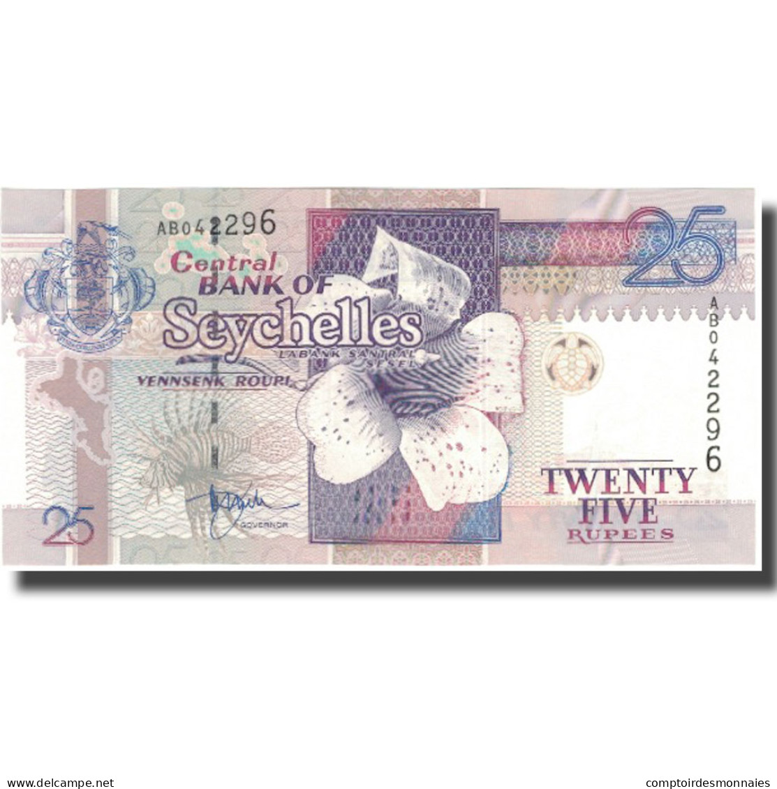 Billet, Seychelles, 25 Rupees, Undated (1998), KM:37, NEUF - Seychellen