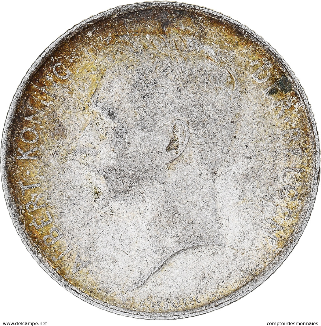 Monnaie, Belgique, Franc, 1913, TTB, Argent, KM:73.1 - 1 Franco