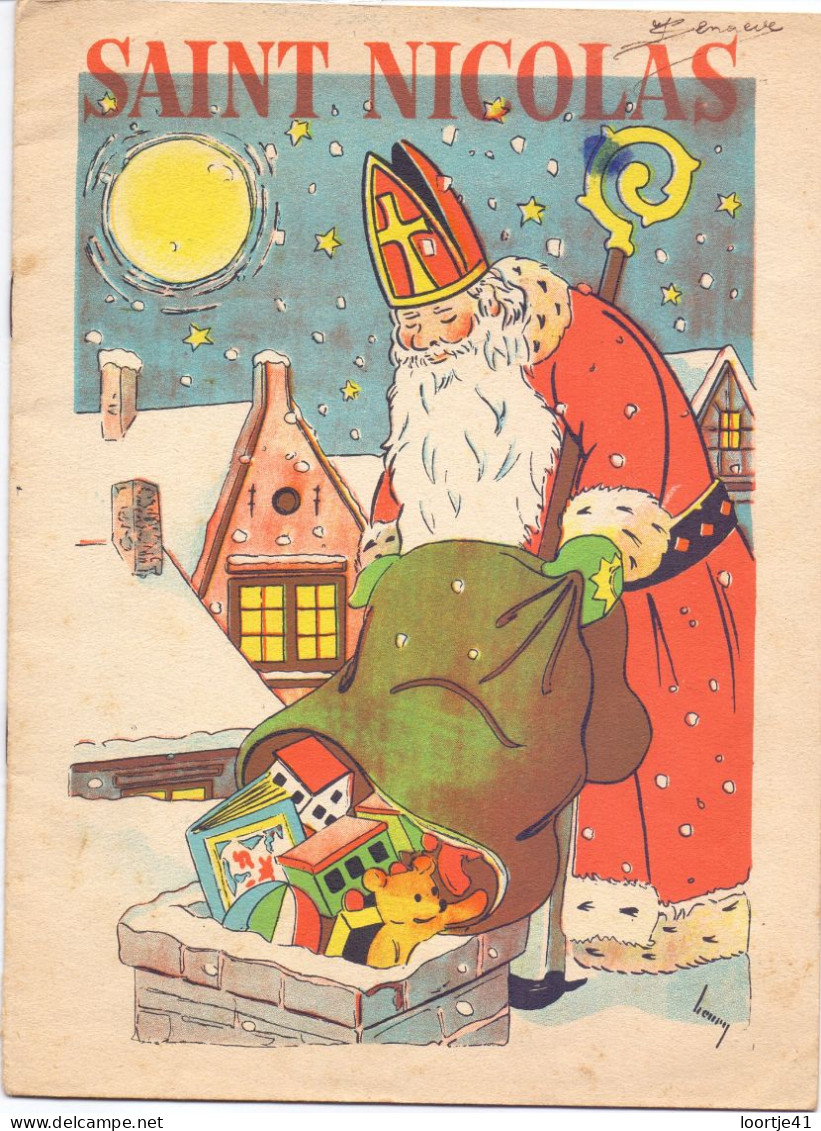 Boekje - Sinterklaas , Sint Nicolaas - Saint Nicolas - Kleurboek - Ed. Edalco Bruxelles - Kids