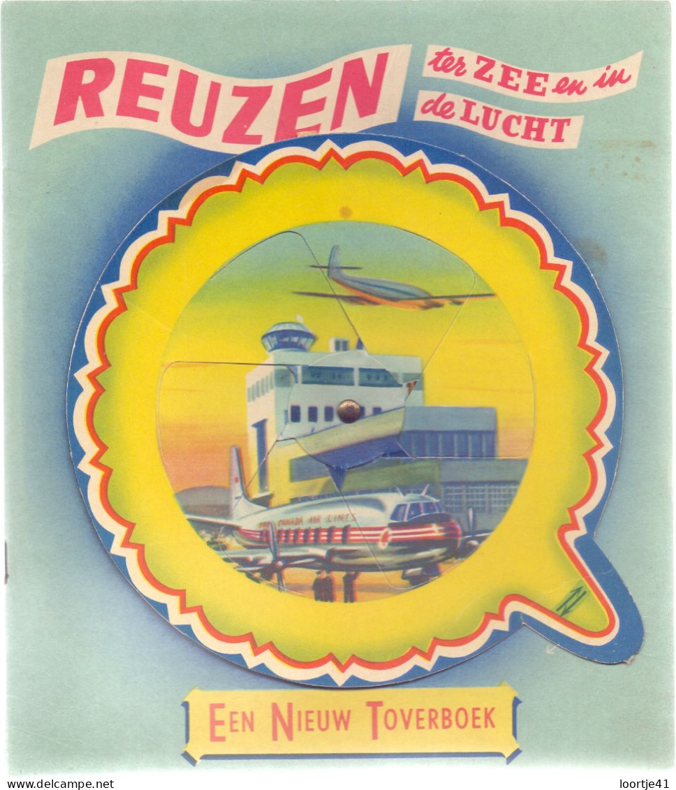 Boek Jeugd - Reuzen Ter Zee En In De Lucht - Een Nieuw Toverboek ( Met Draaischijf ) - Giovani