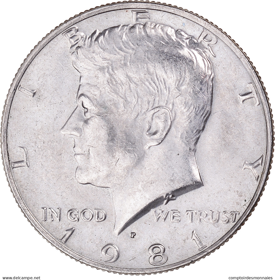 Monnaie, États-Unis, Half Dollar, 1981 - 1964-…: Kennedy