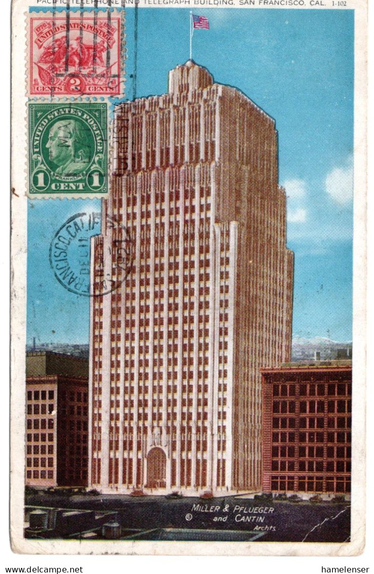 67641 - USA - 1927 - 2¢ 150 Jahre Unabhaengigkeit MiF A AnsKte SAN FRANCISCO, CA - ... -> LENINGRAD (UdSSR) - Briefe U. Dokumente