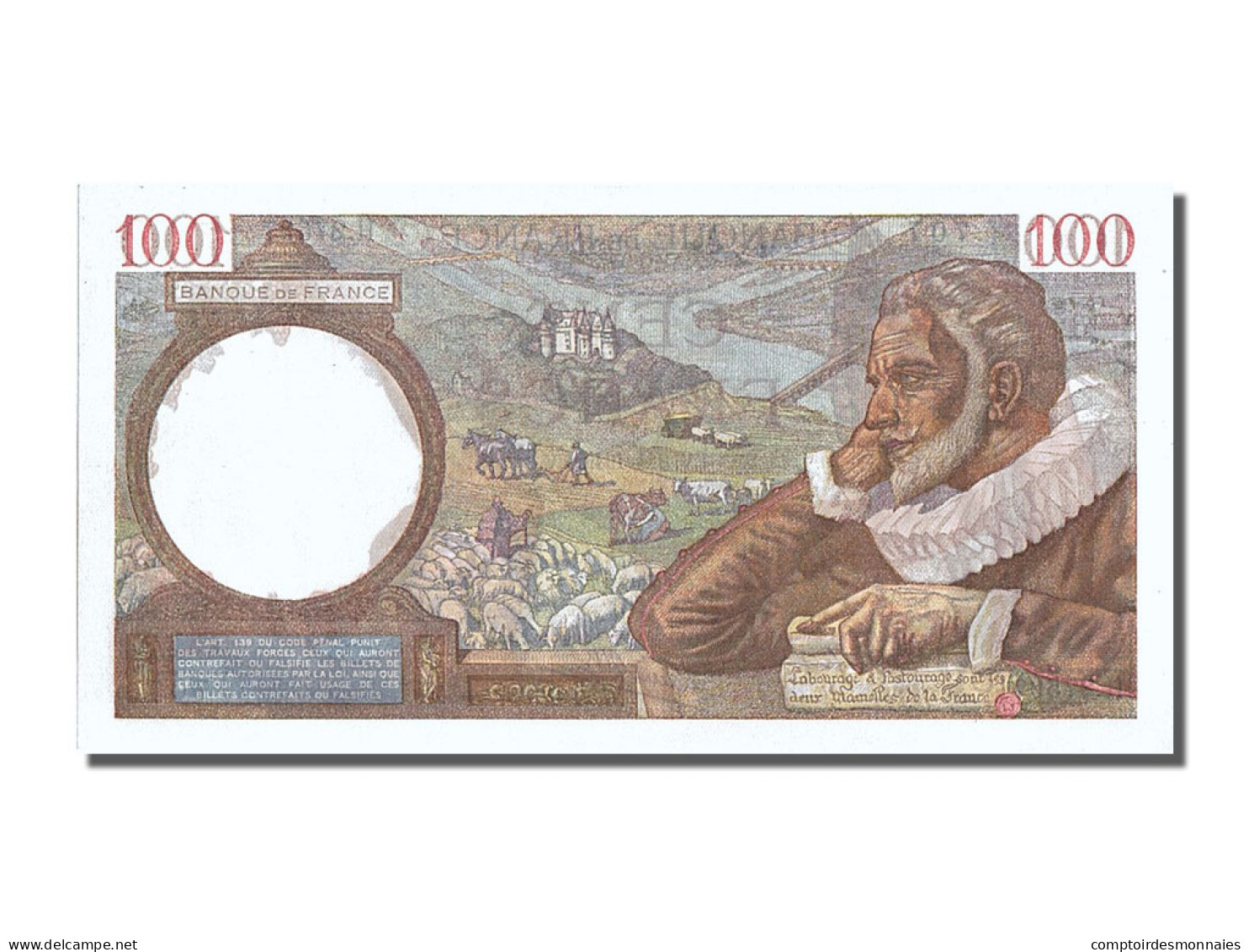 Billet, France, 100 Francs, 100 F 1939-1942 ''Sully'', 1942, 1942-01-08, NEUF - 100 F 1939-1942 ''Sully''