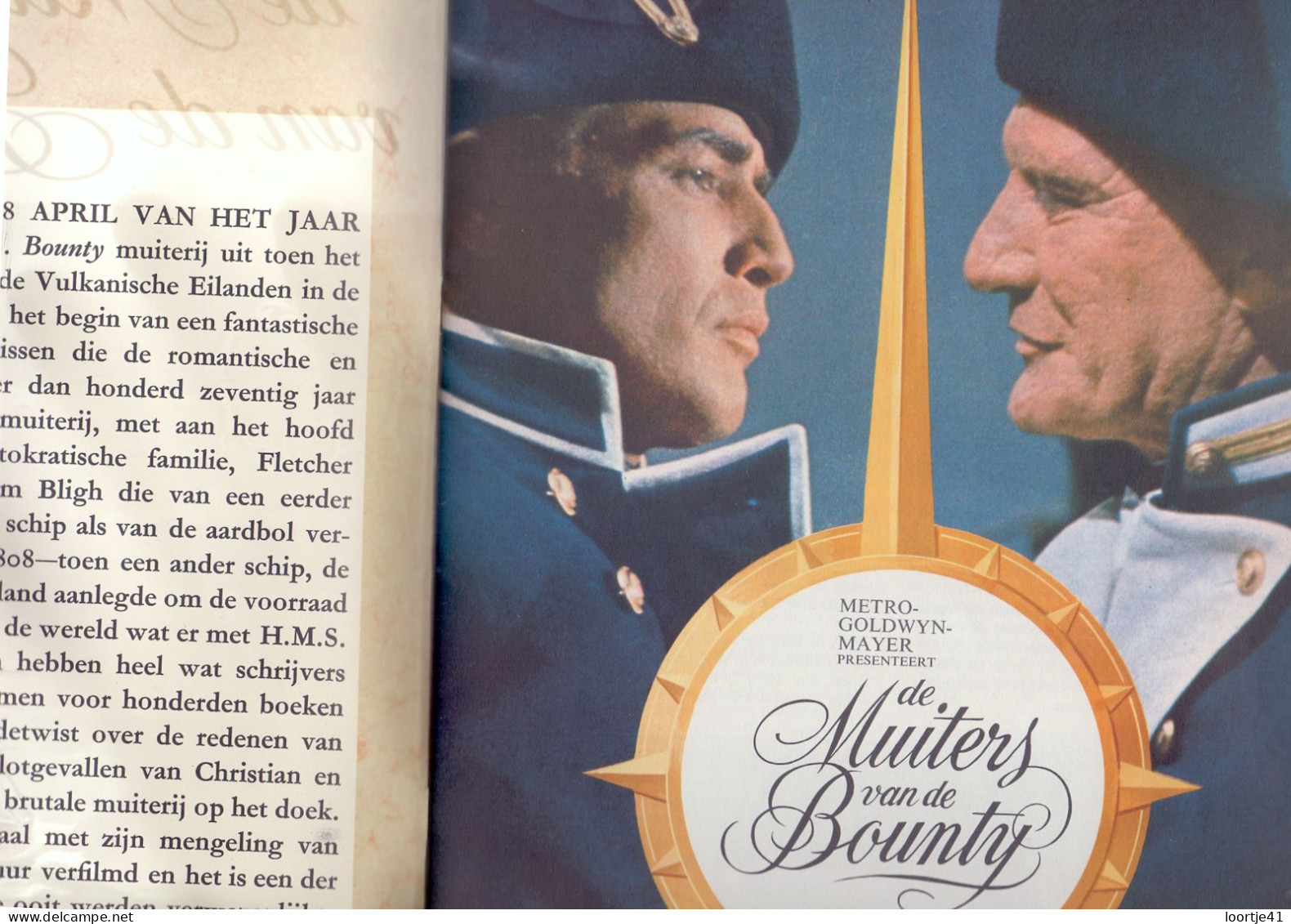 Film Magazine - De Muiterij Van De Bounty - 1962 - Cast, Foto's , Story - Marlon Brando - Magazines