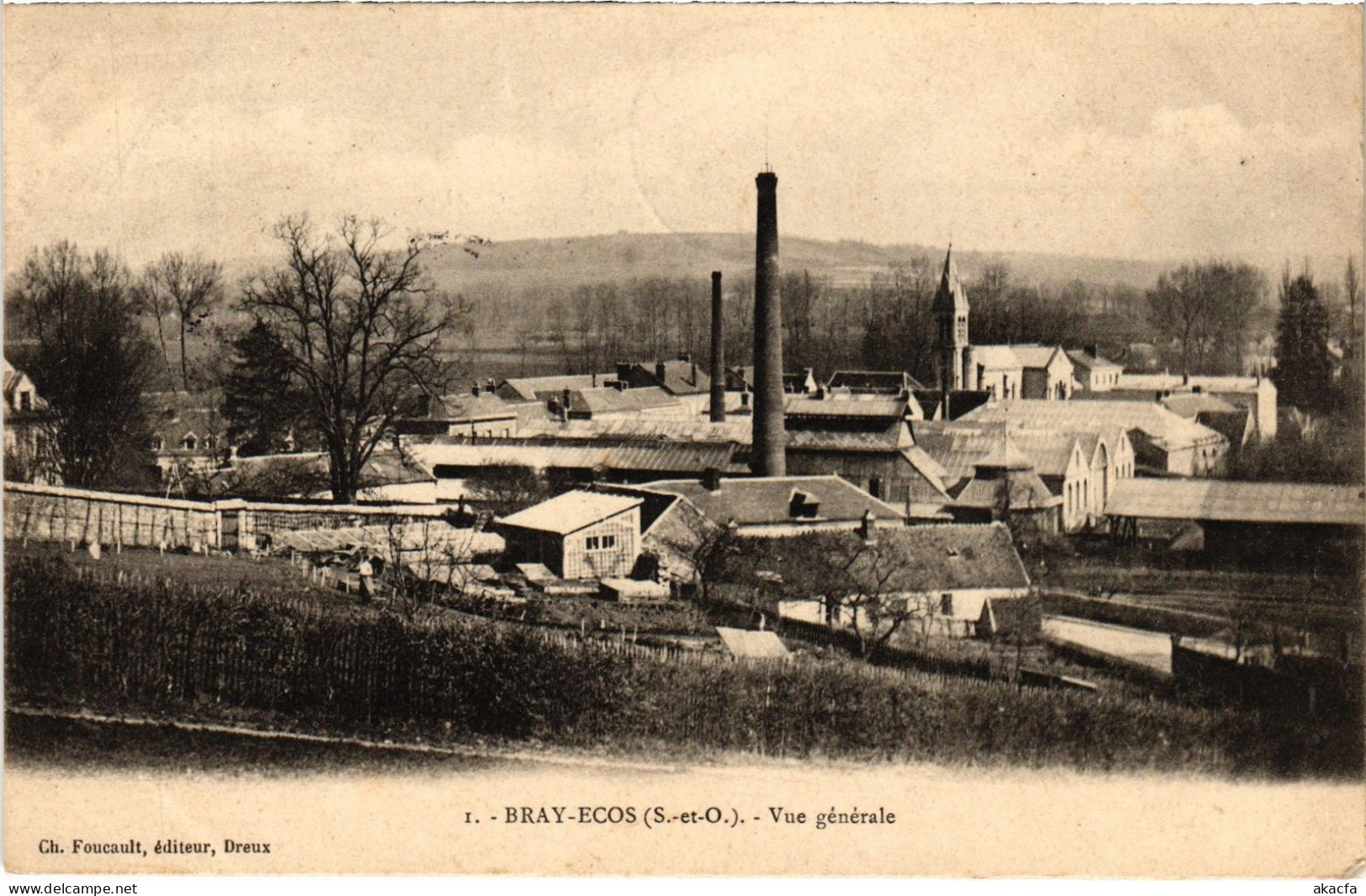 CPA Bray-Ecos Vue Générale (1276340) - Bray-et-Lû