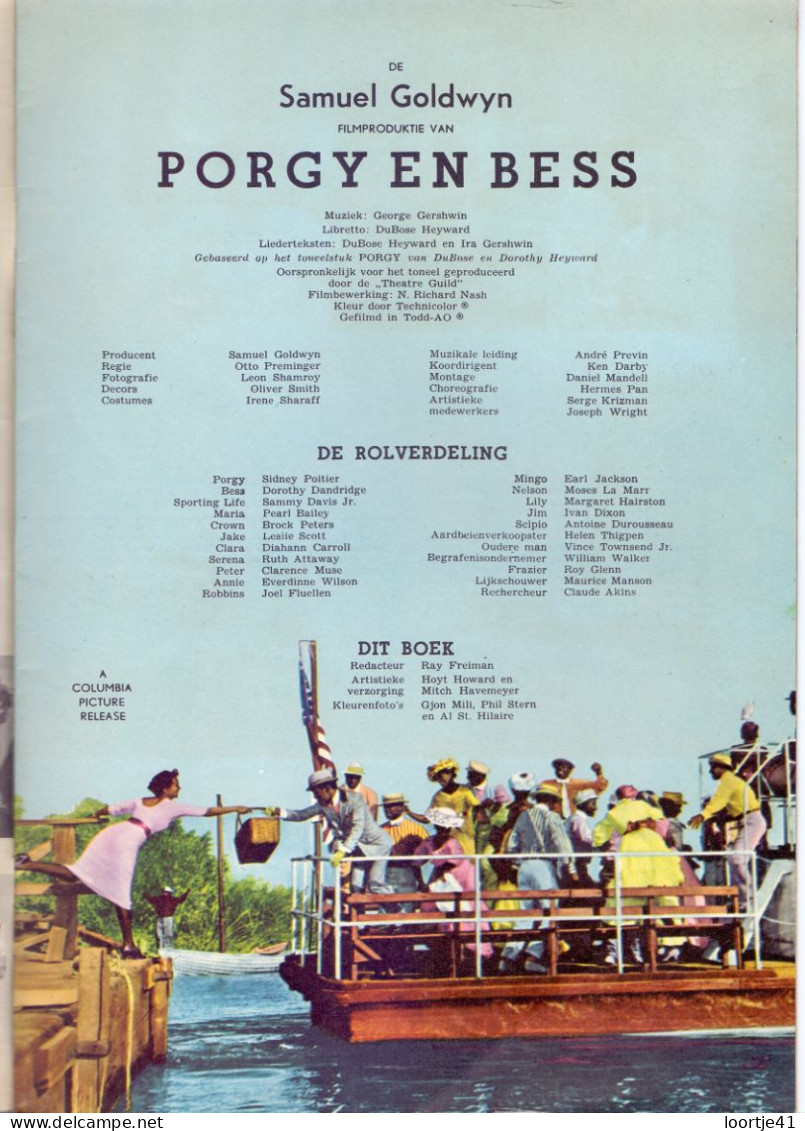 Film Magazine - Porgy En Bess - Cast , Foto's ,story - Sidney Poitier , Dorothy Dandridge - 1959 - Magazines