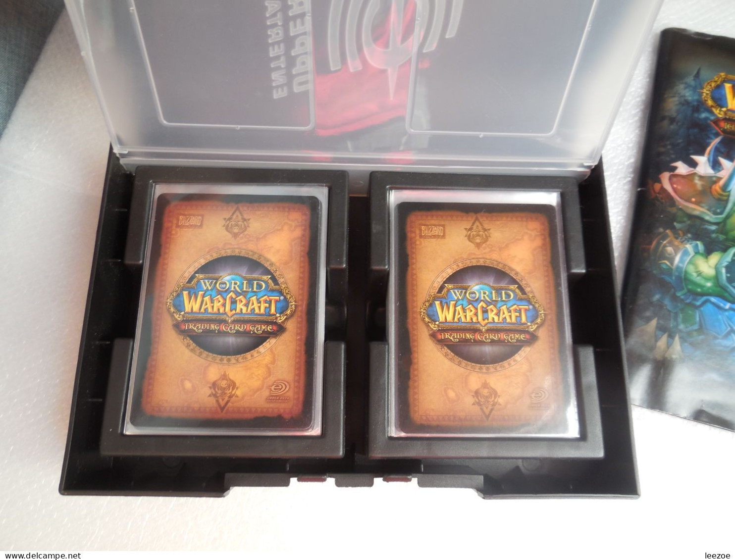 WORLD OF WARCRAFT STARTER DECK LA PORTE DES TENEBRES ET HEROS D'AZEROTH, descriptifs en dessous..REF2C10