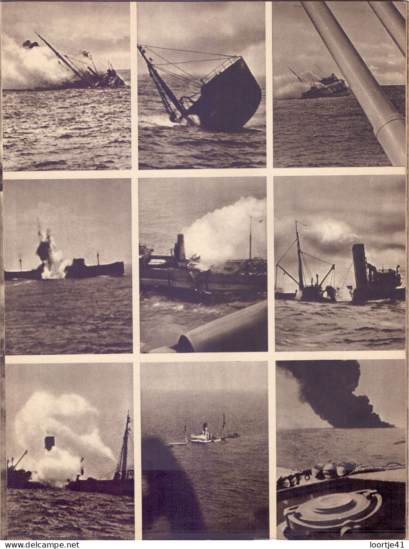 Boek Duitse Propaganda, Oorlog Op Zee - The Admiralty Regrets To Announce - Cargo, Duikboten, Foto's - 1941 - Guerre 1939-45