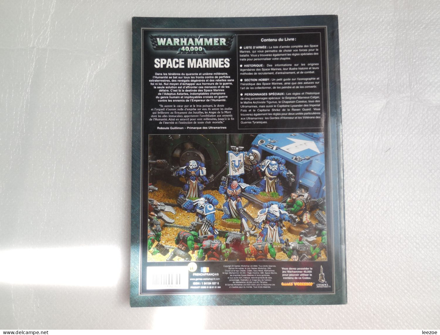 LIVRE SPACE MARINES WARHAMMER 40.000 EN FRANCAIS..REF.EB/06 - Palour Games