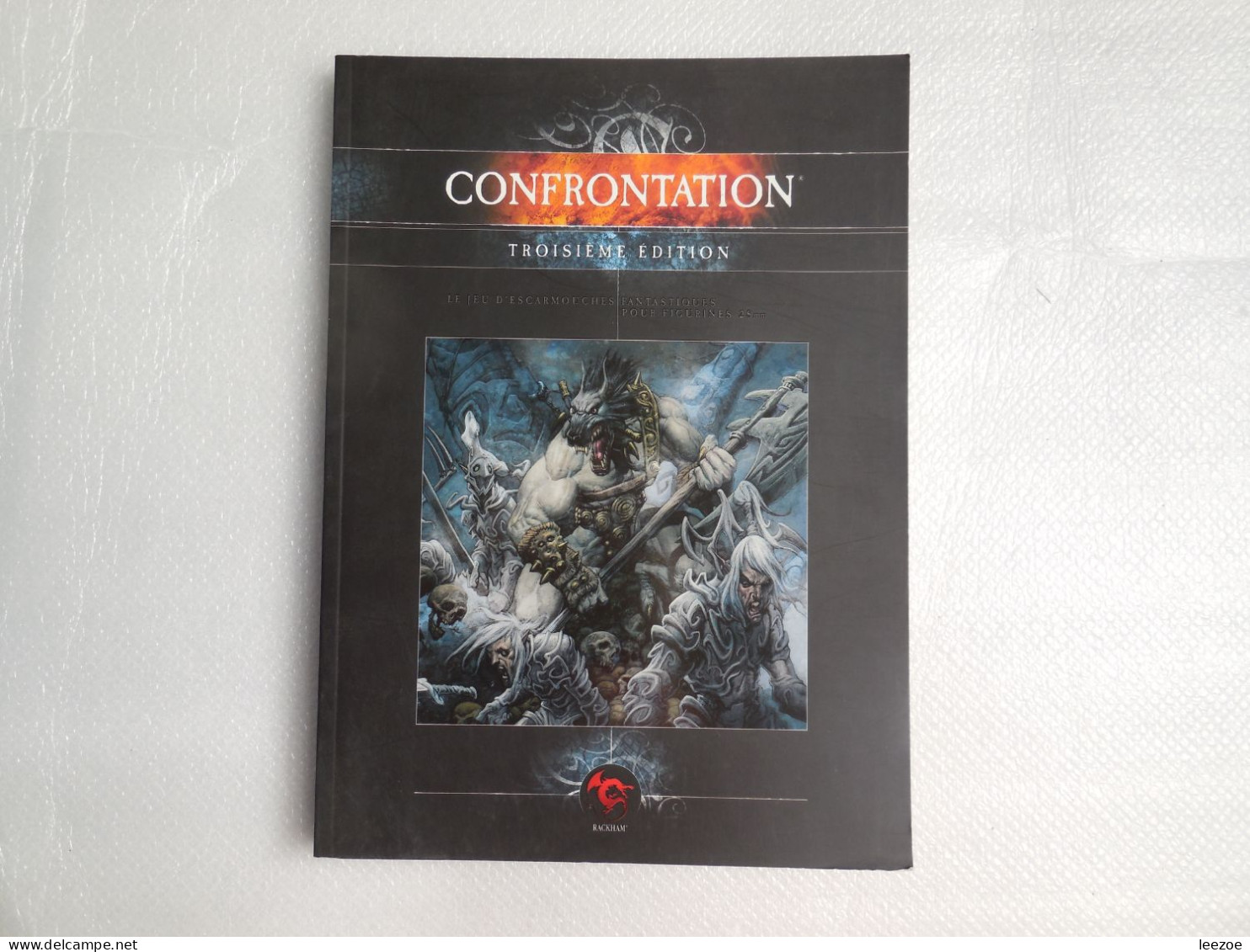 LIVRE FIGURINES FANTASTIQUES Confrontation, 3ème Edition (Livre De Règles Jeu De Figurines Rackham En VF).REF.EB/06 - Juegos De Sociedad