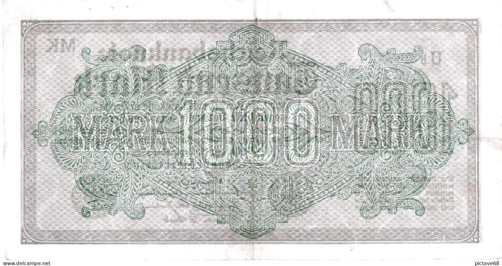 ALLEMAGNE / REICHSBANKNOTE DE 1000 MARK - 1.000 Mark