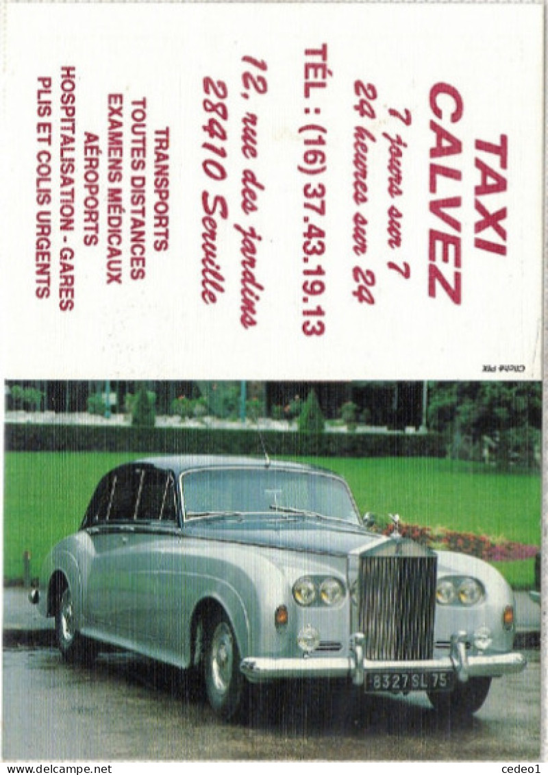 PETIT CALENDRIER  1994  AVEC UNE ROLLS ROYCE SILVER - Grand Format : 1991-00