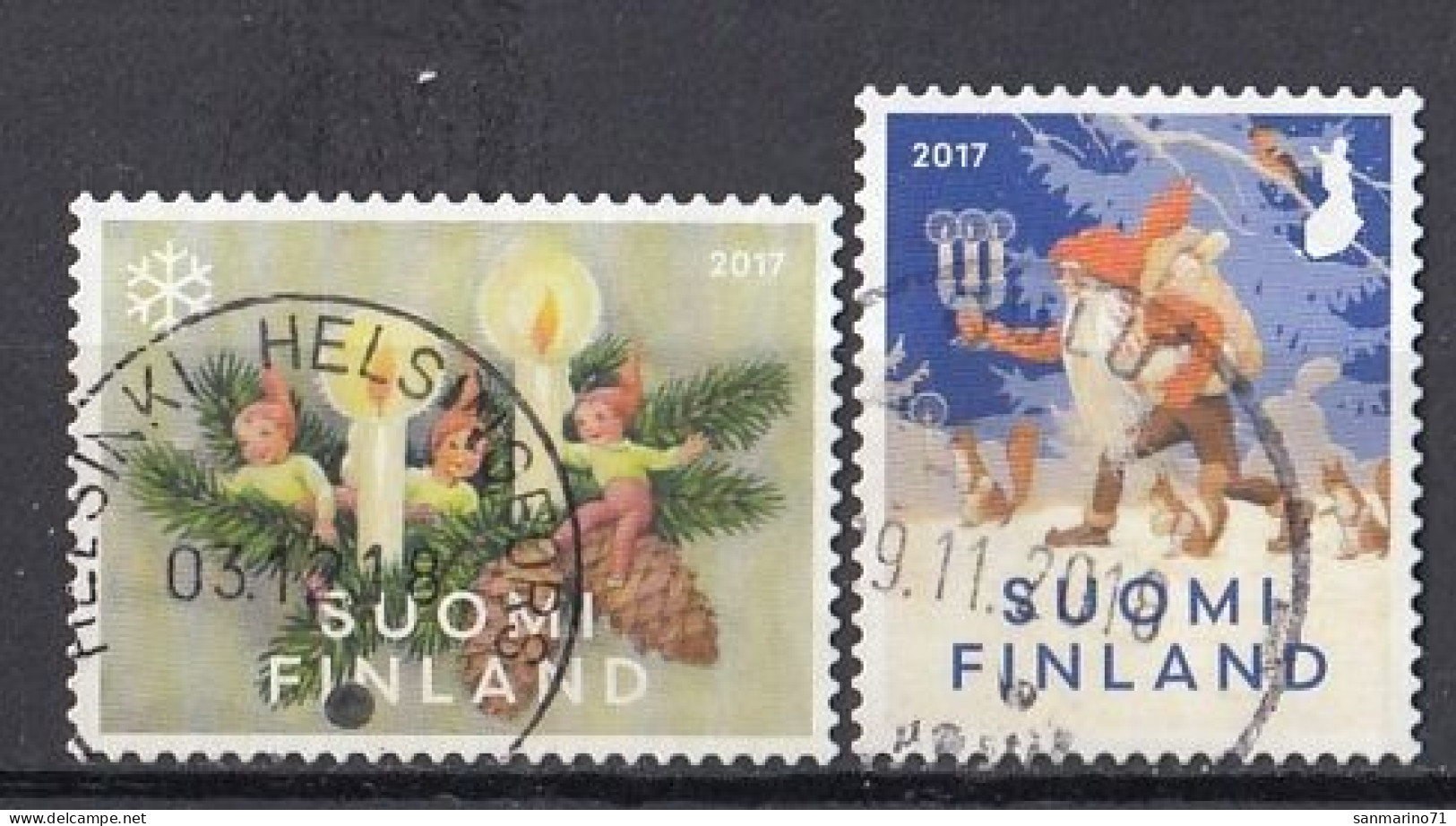 FINLAND 2541-2542,used,falc Hinged - Usati