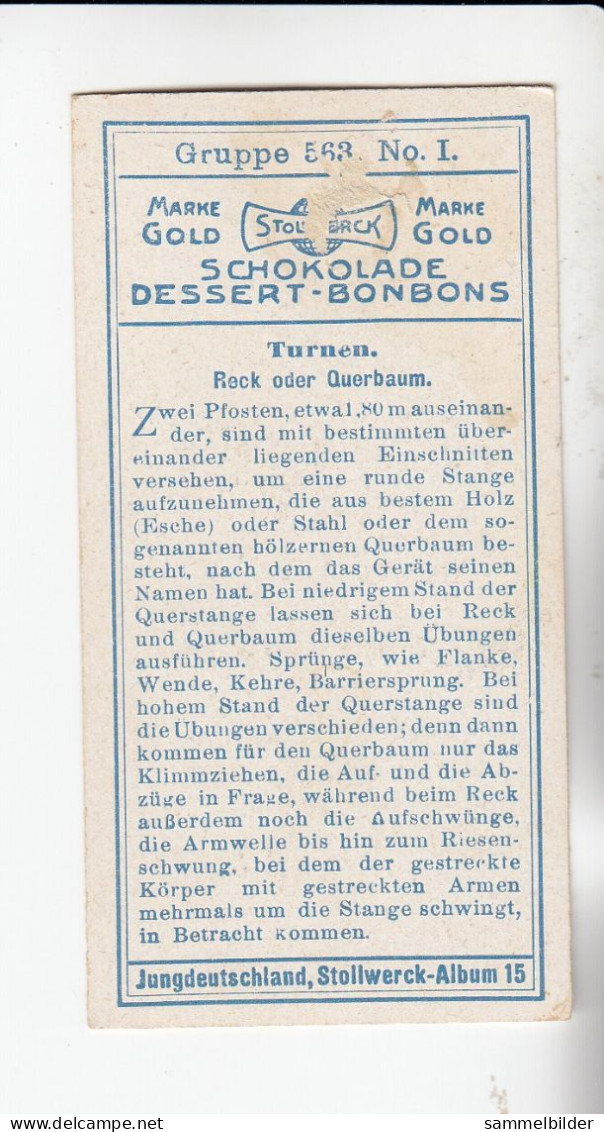 Stollwerck Album No 15 Turnen  Reck Oder Querbaum  Grp 563#1 Von 1915 - Stollwerck