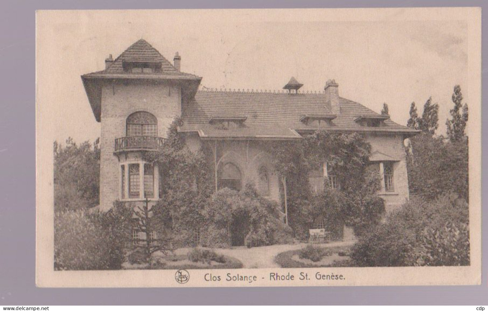 Cpa Rhode St Genèse  Clos  1924 - St-Genesius-Rode